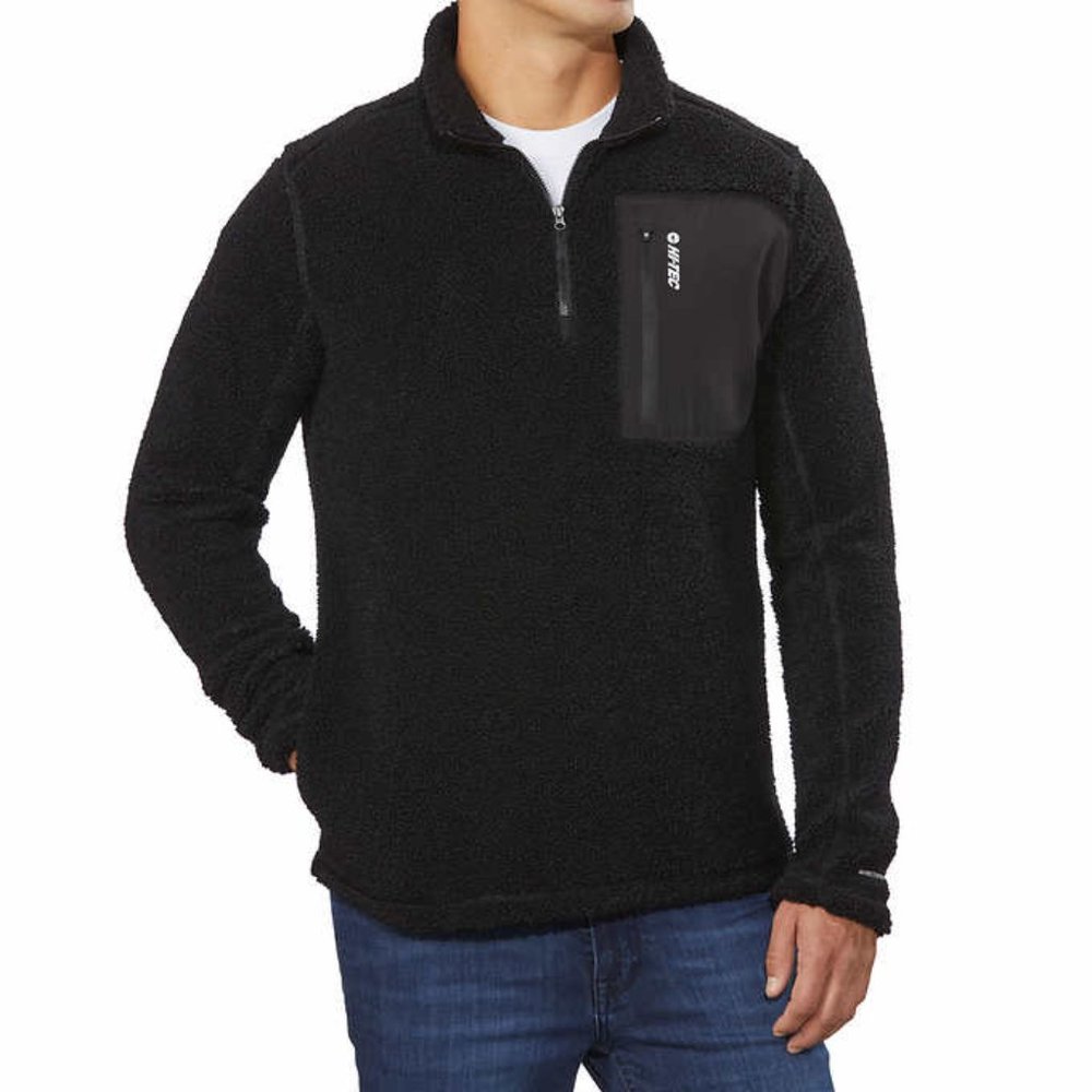 Hi-Tec Men’s ¼ Zip Fleece Pullover